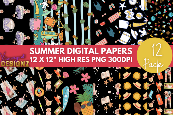 Download Summer Digital Papers - Summer digital papers Collection