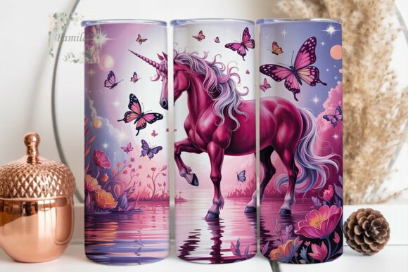 Download Magical Unicorn Butterfly Glitter 20oz T - Premium Bundle