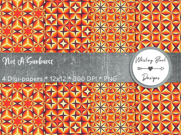 Download Not a Sunburst Retro Geometric Paper - Geometric paper Collection