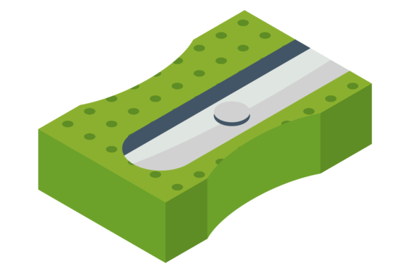 Download Sharpener Isometric Icon. School Supply. - School supply Collection